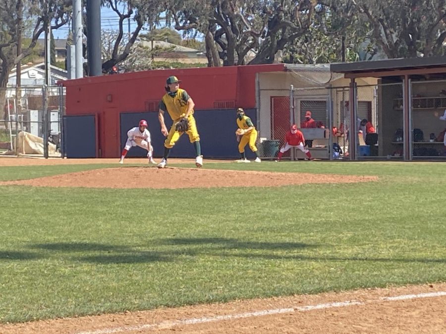 Josh Busby pitches a gem as he leads Royal to there first win of the season in there season opener against Radondo 13-6 on Friday, March 19.