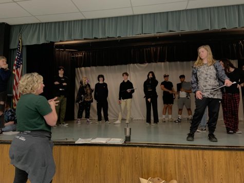Despite construction on the MPR and lack of space to rehearse and produce shows, Suzy Jeffords, the drama department director, found a way. This spring they will be preforming, A Funny Thing Happened on the Way to the Forum, at Sinaloa Middle School May 19 through 21. A Funny Thing Happened on the Way to the Forum is a  Roman musical/comedy, staring Ricky Meza, Chris (Texas) Renfro, Eliza King, Dash Jeffords, Indie Grubb, Cody Weber, Conner Noeske-Landis, Sean Rose, and Sebastien Kessler as the leads. 