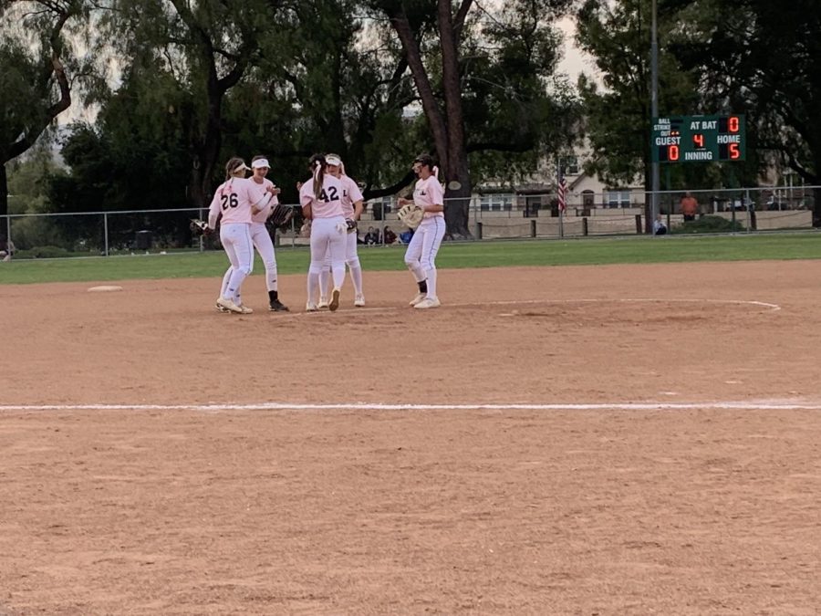 Celebrating our seniors at their last Royal vs Simi rivalry game. Softball started off strong scoring a run every inning and finally cracking the game open winning 12-1.  