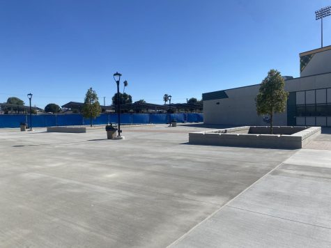 The new ASB courtyard, where the legacy bricks plan to be used.

