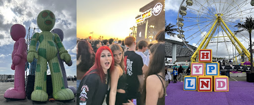 Several students, including seniors Madison Nutter and Sinahi Quezada, spotted singing at Rolling Loud LA in Inglewood. They were able to see 150 artists at the largest hip-hop festival in the world.