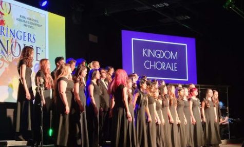 Kingdom Chorale, Highland Harmonics, VoiceMale, and Reigncheck.
