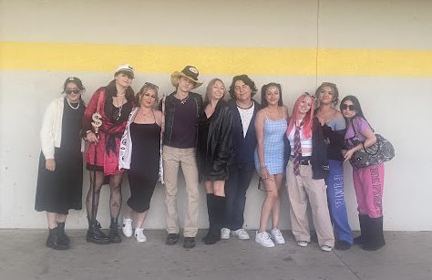 Senior students dressed up for a meal together as different celebrities including Princess Diana, Hugh Hefner, Ariana Grande, Paris Hilton, Olivia Rodrigo, Avril Lavigne, and Snooki from Jersey Shore. The theme for this year's senior dinner was 'Drip Too Hard.'