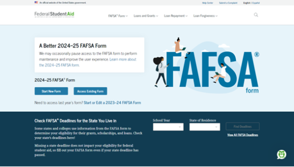 Make a FAFSA ID to start your application for financial aid.