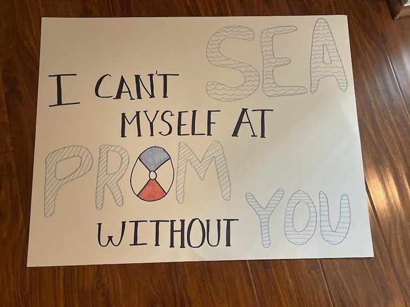The poster used to ask Emily Syed to go to prom