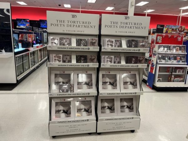 Tortured Poets Department available to purchase now at Target.