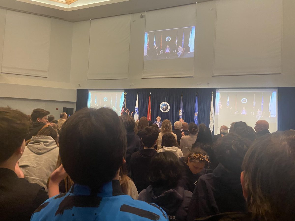 A standing ovation given to the amazing Medal Of Honor recipients.